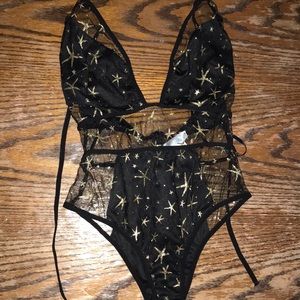 NWOT IHeartRaves Star Bodysuit